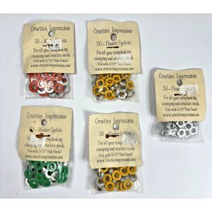 Vintage Eyelets Washers for Scrapbooking Card Making Creative Impressions